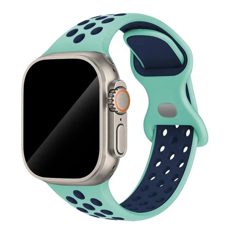 Спортивный ремешок с цветными частицами, резиновый ремешок для Apple Watch 49 мм 46 мм 45 мм 44 мм 42 мм 41 мм 40 мм для IWatch 11 10 9 8 7 6 5 4 3 SE