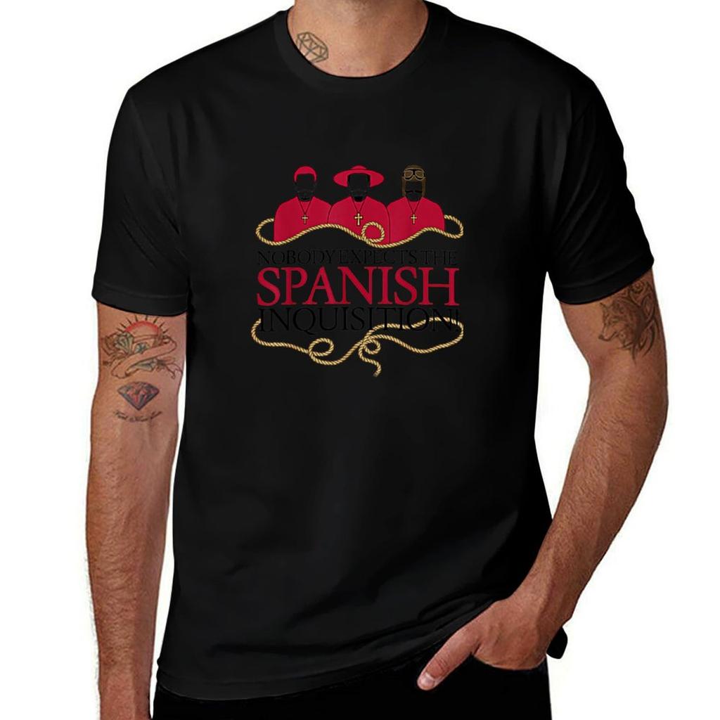 The Spanish Inquisition - Monty Python T-Shirt Plain Cotton Man T-shirts Oversized T Shirt T Shirts for Men Pack