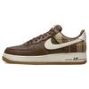Air Force 1 07 LX Cacao Plaid Unisex Sneakers Brown Cacao-Wow Pale-Ivory DV0791-200