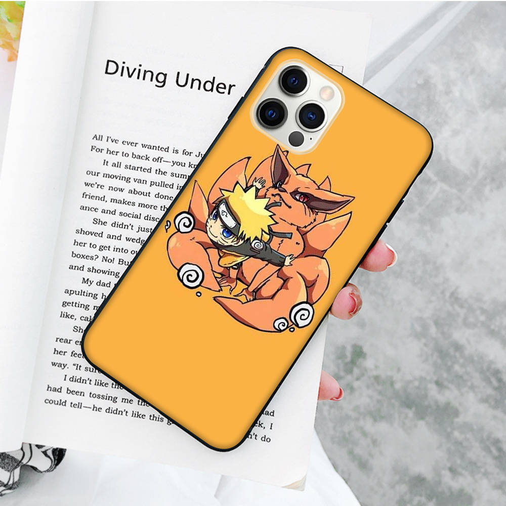 Чехол JW58 Naruto Black Sofe для Xiaomi Poco X6 X4 M5 M6 F5 F6 C65 C55 C50 C51 C40 Pro Redmi 14C A3X 13C 12C 11T 10A 9C Note 7 6 8A Plus