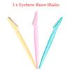 Бритва Инструмент для удаления волос Инструмент для макияжа Придание формы бровям Машинка для бровей Лезвия для бровей Бритва