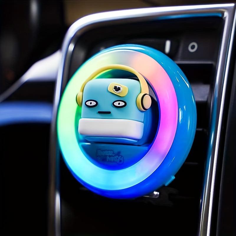 Набор светодиодных освежителей воздуха для автомобиля RGB - ароматерапевтический диффузор с синхронизацией музыки и 3 премиальными ароматами (Океан, Одеколон, Лимон) - Питание от порта USB