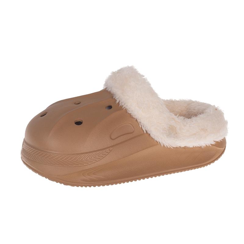 Kids Cotton Slippers Winter Warm Plush Clogs for Children Anti-slippery House Slides Casual Slip Ons Cotton Shoes Boys Girls New