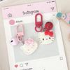 Милый Брелок Hello Kitty Аниме Sanrio Кот Kt Подвеска на Телефон Чехол для Наушников Шармы Декор Сумки Брелок для Ключей Автомобиля
