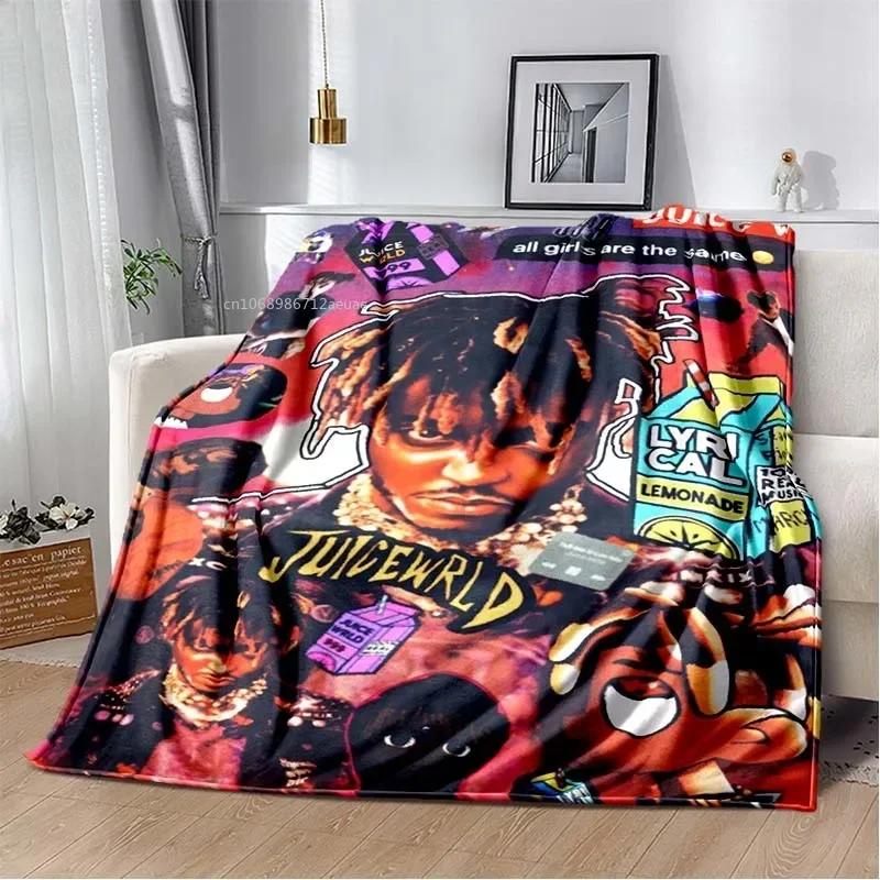 Альбом Rapper Juice Wrld 999 одеяло постер с художественным принтом фланелевое одеяло мягкое покрывало для дивана согревающий чехол подарок для меломанов