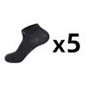 5 Pairs Men's Breathable Cotton Socks Sports Socks Slash Mesh Casual Athletic Cut Short Summer Thin Short Ankle Sock