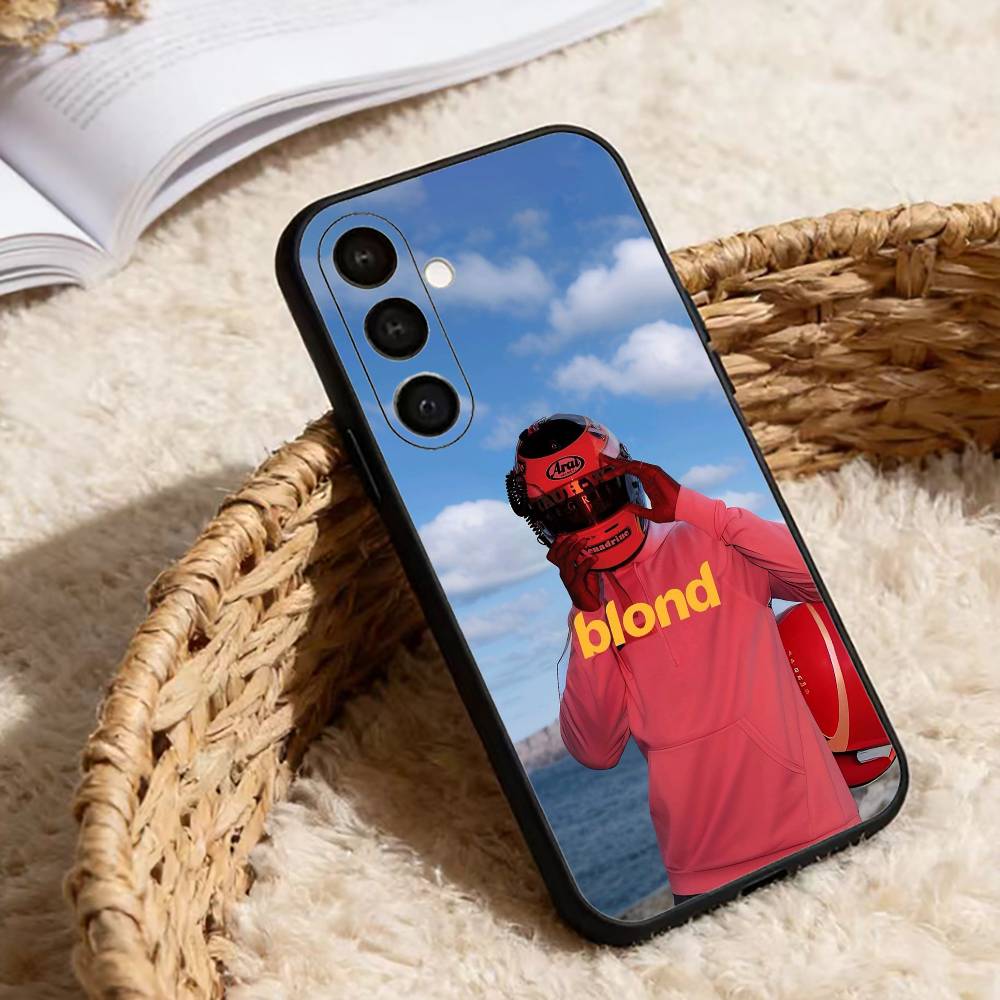 F-Фрэнк Оушен B-Blonde Чехол для телефона для Samsung Galaxy A20,21s,22,31,32,52,53,72,73,80,91 Мягкий черный корпус