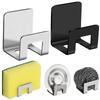 Stainless Steel Sink Tray Drainer Rack Kitchen Sink Sponge Drain Holders Self Adhesive Hook Storage Holder Kitchen Organizer