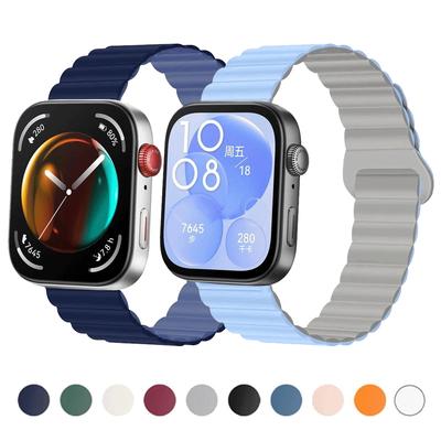 Силиконовый спортивный ремешок для Huawei Watch Fit 4 Fit 4Pro Fit 3 Магнитный браслет-петля для Huawei Watch Fit3 Умные часы Браслет на запястье