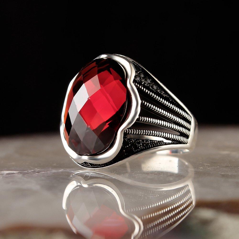 925 Аяр Гюмуш Циркон Ташли Эркек Юзюк