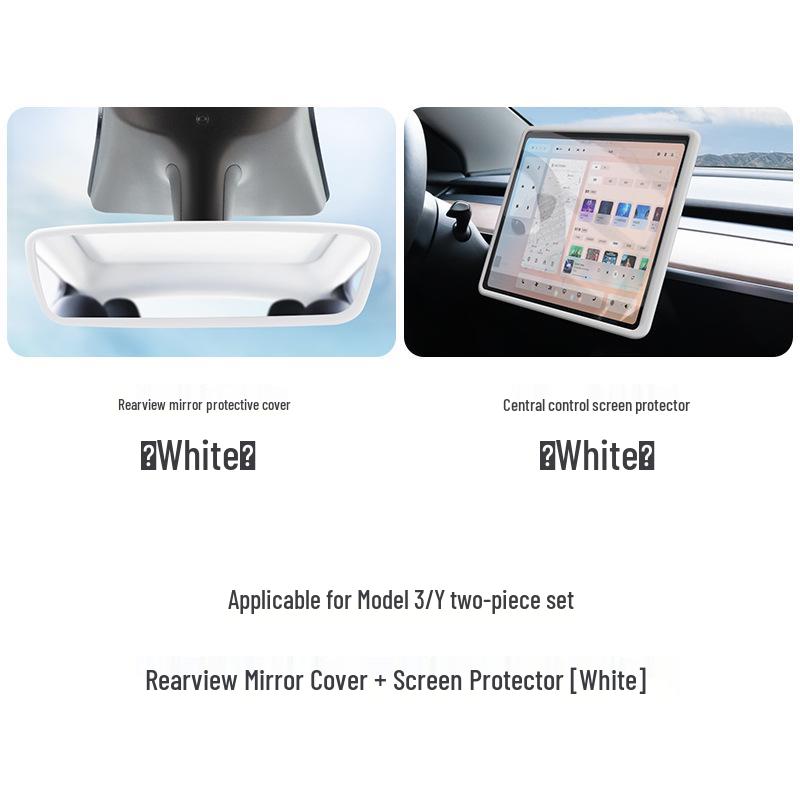 Silicone Screen Protector & Console Cover for Tesla Model 3/Y/YL