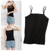 Summer Sling Vest Square Collar Sleeveless Solid Color Camisole Slim Fit Tank Top Women Lightweight Camisole Streetwear