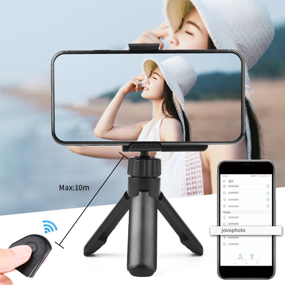 Wireless Handle Grip for Smartphone Vlog Selfie Phone Holder Stabilizer with Cold Shoe Mount 1 4 Inch Screw Hole
