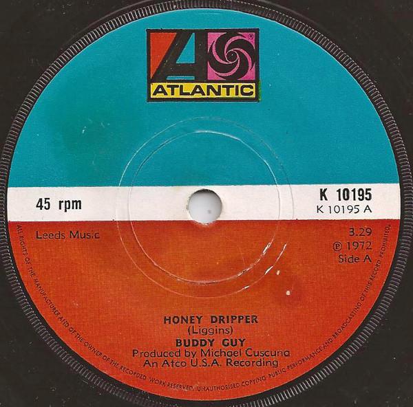 7-дюймовая пластинка BUDDY GUY - Honey Dripper K10195 Atlantic 1972 UK Соул/Фанк Б/У