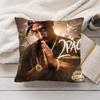 Крутая наволочка для подушки с изображением Тупака 2Pac S-Shakur, шелковистый короткий плюш, скрытая молния, пылезащитная, для диванной подушки, для домашнего декора