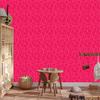 Wallpaper Geometric Rose Pattern, Rose Center for Living Room and Bedroom 50x1000