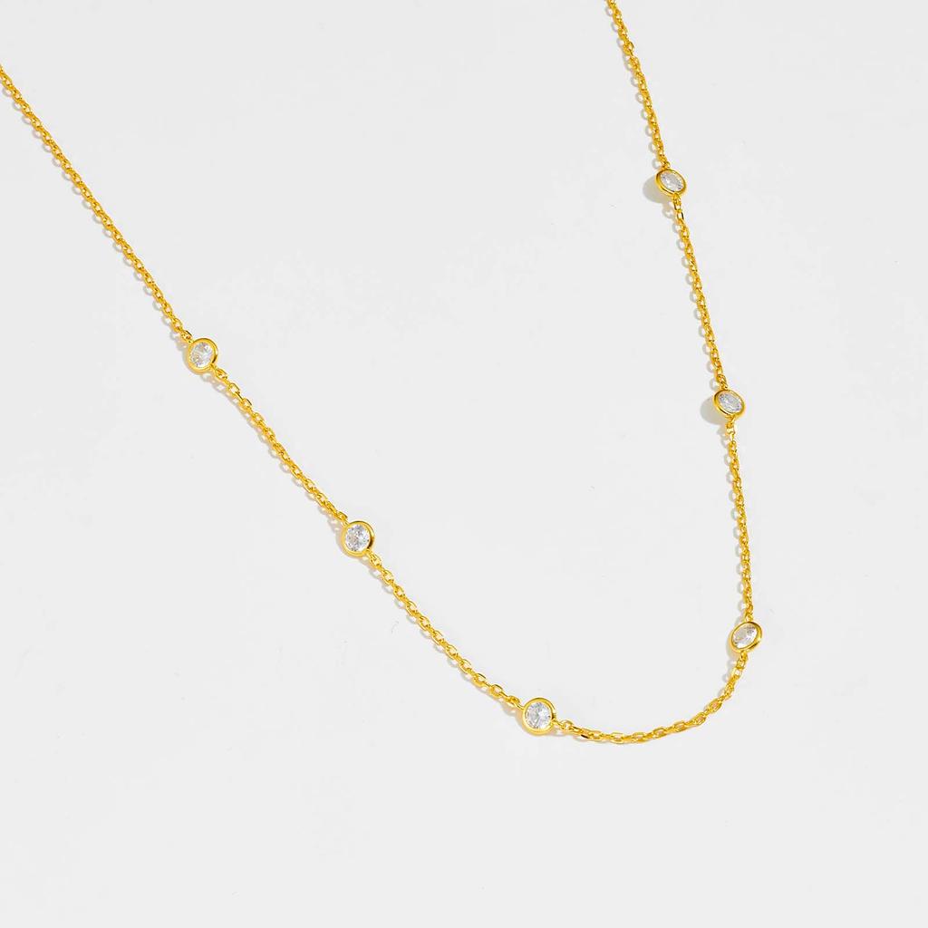 ANDYWEN Ожерелье с подвеской из стерлингового серебра 925 пробы с цирконом и цирконием для женщин, роскошные юбилейные изысканные ювелирные изделия