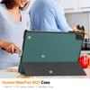 Чехол для Huawei MatePad 11.5 Магнитный Складной из Полиуретана С Подставкой-Флипом Funda TXZ-W09 11.5" Чехол для Планшета С Авто-Сном