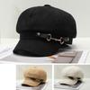 Autumn Winter Painter's Hat Women Octagonal Hat Newsboy Cap