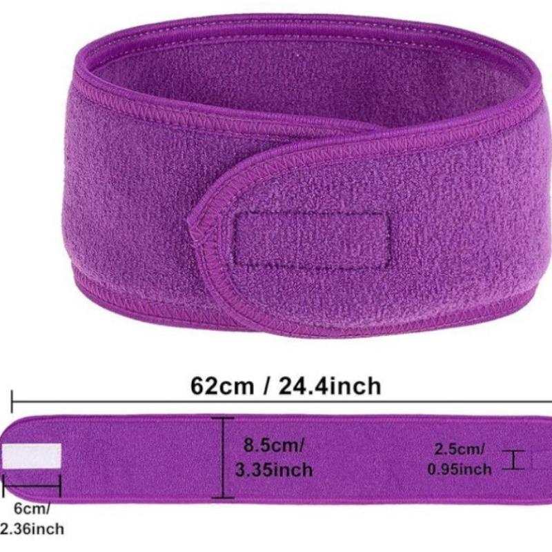 1 шт. косметическая повязка для лица, регулируемая, для умывания, для йоги, женская, полотенце для лица, повязка для волос для ванны, повязки для макияжа, аксессуары для спа-салона