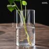 Transparent Glass Hydroponic Vase Modern Small Cylinder Flower Centerpiece Vases Use for Floral Wedding Home Decoration