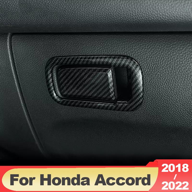 Для Honda Accord X 10th 2018 2022 гибридный ABS автомобиль второй пилот ящик для хранения перчаток ручка чаша крышка отделка аксессуары