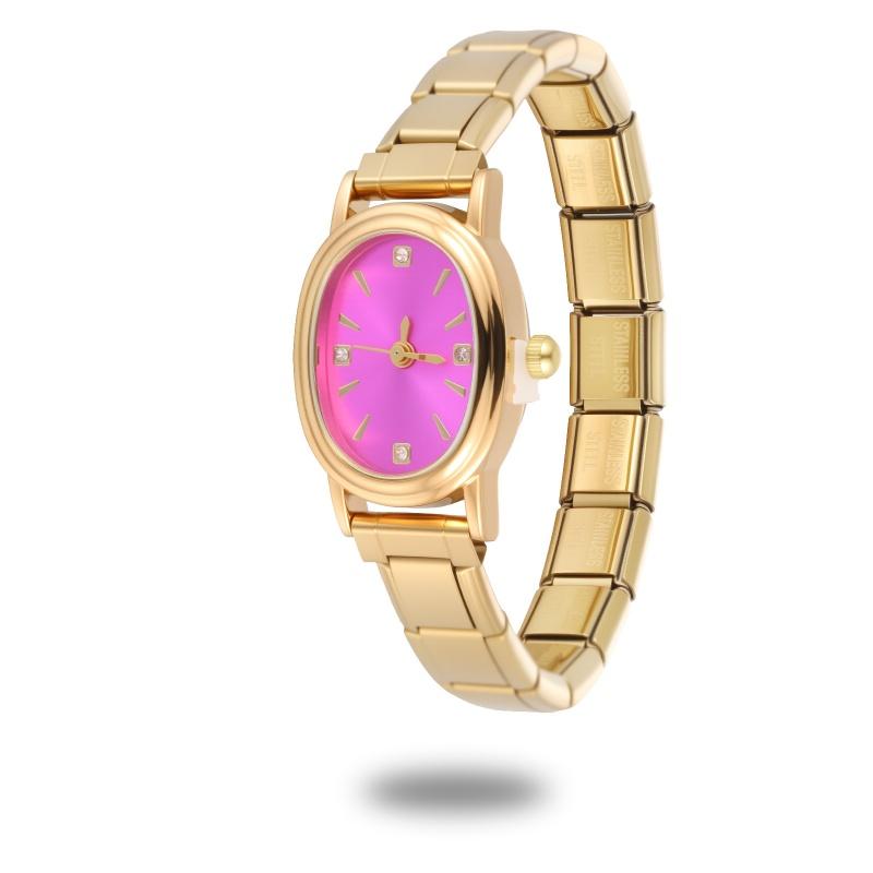 Vintage Luxury High Quality Women's Men's Stainless Steel Windmill Shaped Watch Bracelet For Friend Birthday DIY Jewelry Gifts