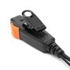 PU Проводная гарнитура для рации, наушники K-Plug, гарнитура-вкладыш, двойная PTT, G-тип с микрофоном для Kenwood Baofeng 888S TYT