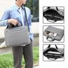 Men's and Women's Large Capacity Briefcase: 15.6" Laptop Shoulder Messenger and Office Bag