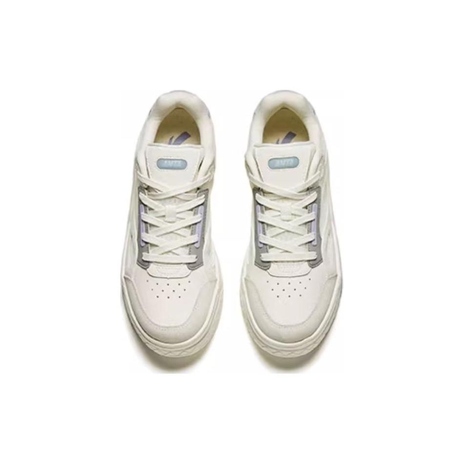 Anta Легкие амортизирующие прочные низкие кроссовки женские кроссовки белые 122428054-2