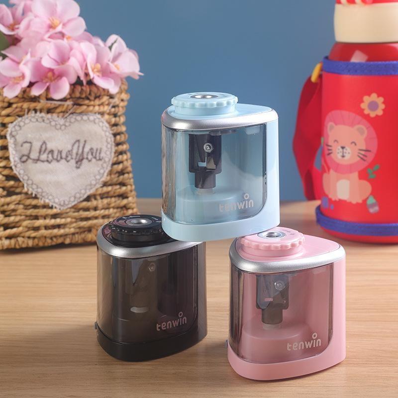Electric Pencil Sharpener Kids Electric Battery Operated Pencil Sharpener Automated Cordless Sharpener For School Home Office