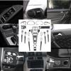Для Mercedes Benz C-CLASS W203 2005-2007 Декор салона Углеродное волокно Наклейка на панель воздуховодов и переключения передач Аксессуары для стайлинга