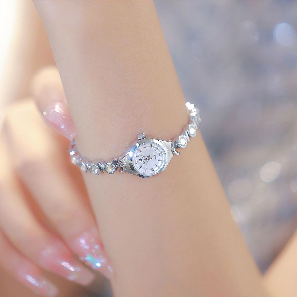 UTHAI V66 Женские цепные часы Легкий люксовый бренд Звезда Луна Циркон Водонепроницаемые Модные женские часы-браслет Аксессуары Подарок