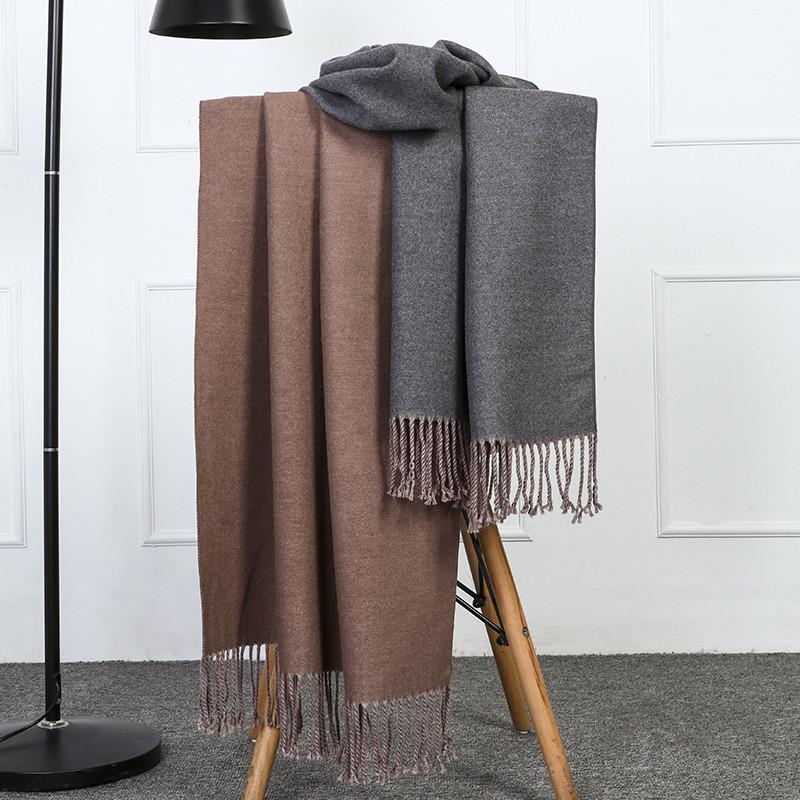Womens Thick Cashmere Scarf Large Pashmina Shawls and Wraps Light Blanket Scarf for Evening Dress Warm Daily Travel Office