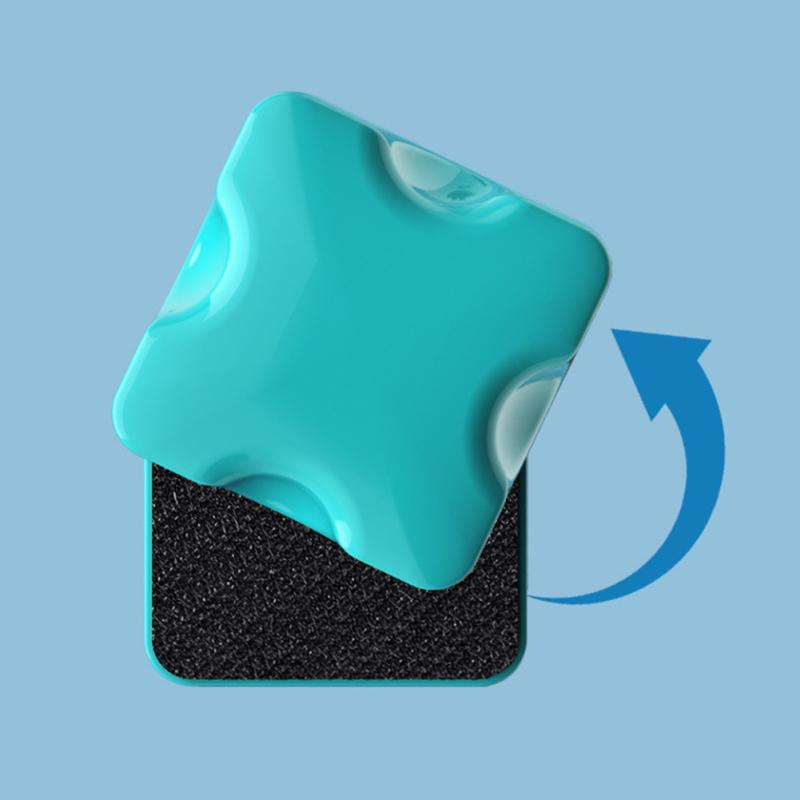 Мини-магнитная щетка для аквариума, двухстороннее средство для чистки стекла, плавающая щетка, скребок для чистки