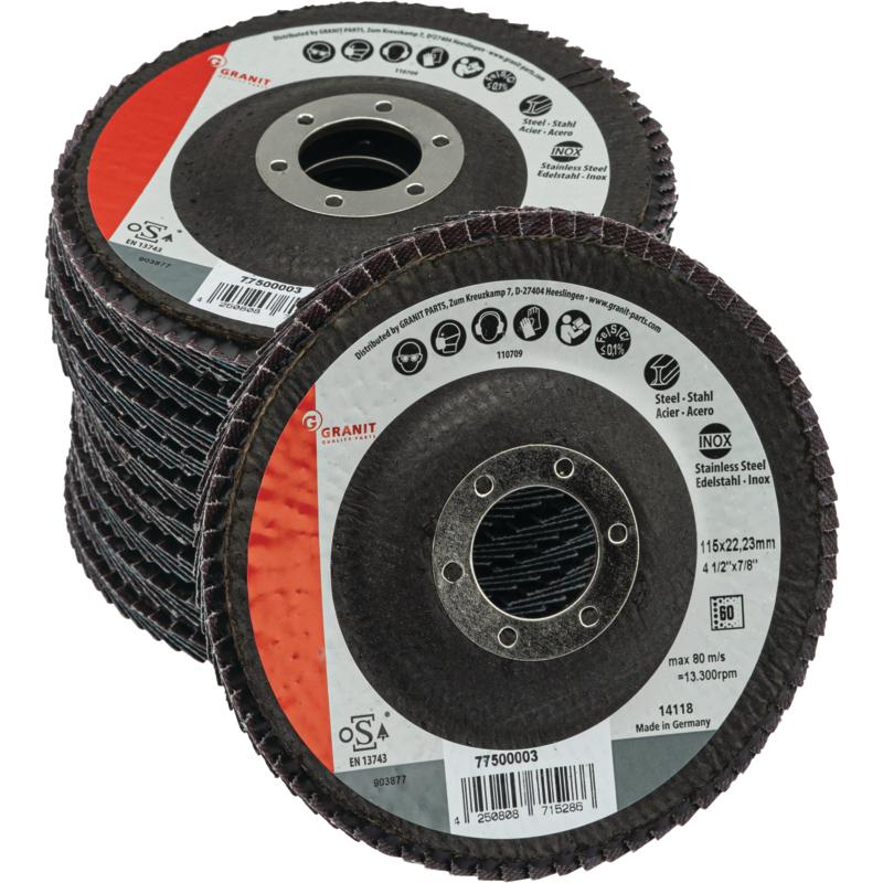 Flap disc grinding wheel Ø 115 K60 GRANITE