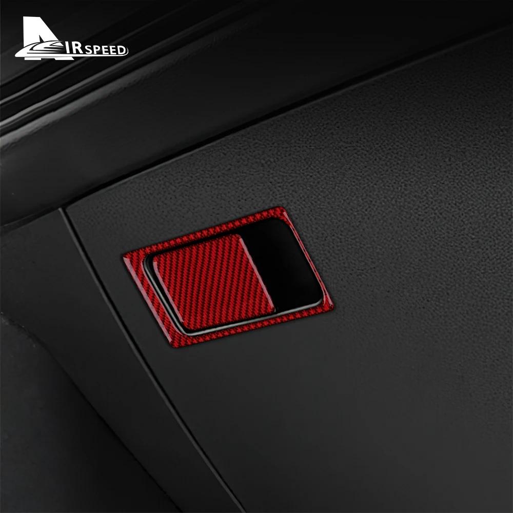 Real Soft Carbon Fiber Sticker For Volkswagen VW Golf 8 MK8 2020 2021 2022 2023 Co-Pilot Handle Frame Interior Trim Accessories