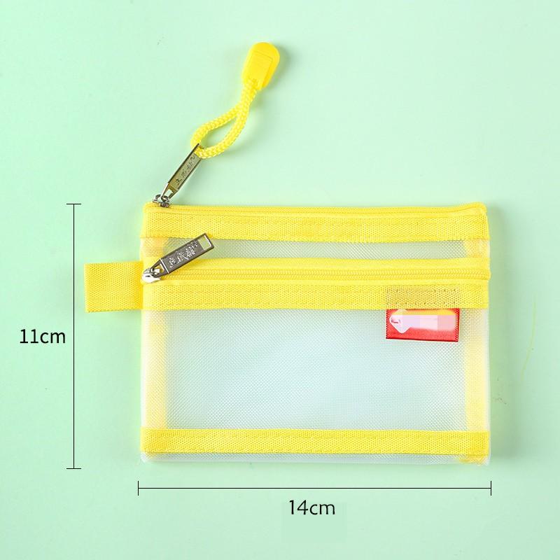 Милая мини-прозрачная сетчатая сумка для хранения ID, банковская карта, кредитная карта, сумка для монет, кошелек, карманный кошелек, органайзер для ключей, помады, гарнитуры