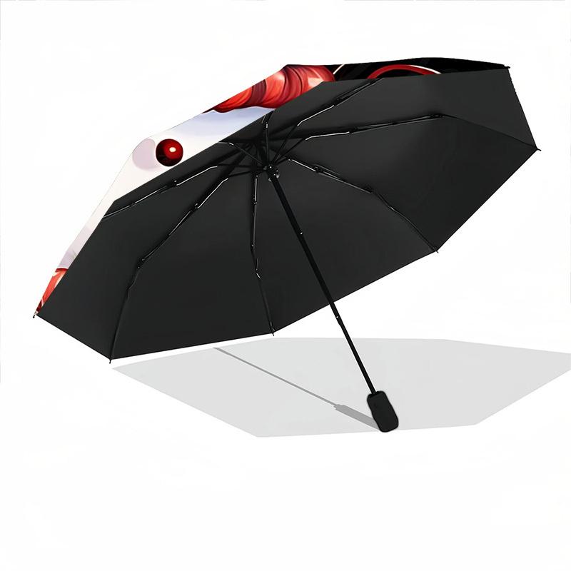 1pc Snowman Automatic Open/Close Umbrella, Lightweight for Women/Men, Perfect Gift - for Everyday or Holiday Eventsyy251127082