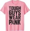 Крутые парни носят розовое. Футболка для мужчин и мальчиков для повышения осведомленности о раке груди.