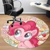 1pc My Little Pony Office Round Area Rug, Indoor Mat Suitable For Office, Under Office Chairs Bedroom Living Room Home Decor, Room Deco162