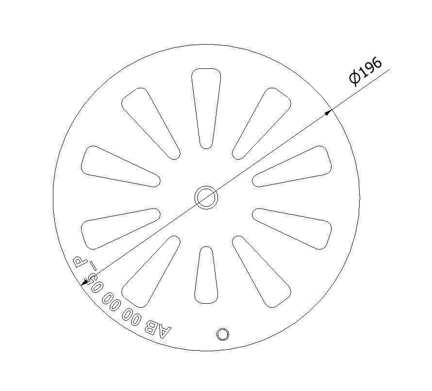 Wood burning steel-cast iron stove KRATKI AB Ø 150 8 kW black thermotec