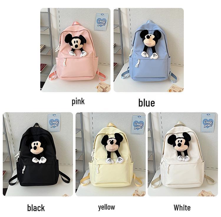 Рюкзак Микки 2025 с большим отделением для учеников средней школы, старшеклассников и студентов