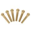 SaveSooo Brass Pin Remover Bridge Pin Guitar Replacement Acoustic Guitar Brass Bridge Pin Remover Bridge Pin Accessories Easy Replacement 6-Piece