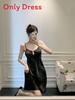 Ice Silk Sleepwear Women Summer Sleeveless Nightdress With V Neck For Home Relaxation
