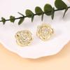 Ретро-мода Мадридские серьги-гвоздики с розой, простые и универсальные, нишевые, креативные, высококачественные, изысканные серьги