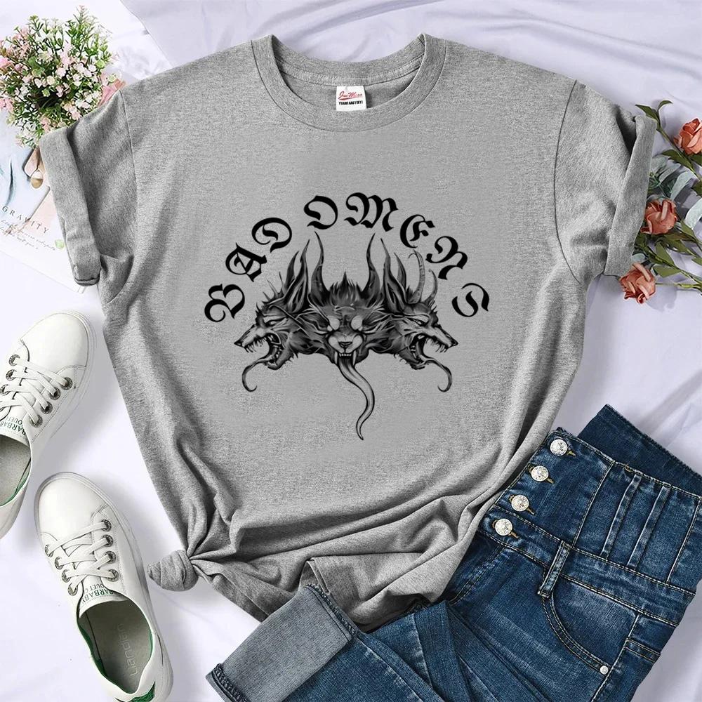 Bad Ounisexs Top Tees Female Japan Y2k 80s Dollette Kawaii Tshirt Emo Vintage Japanese Harajuku