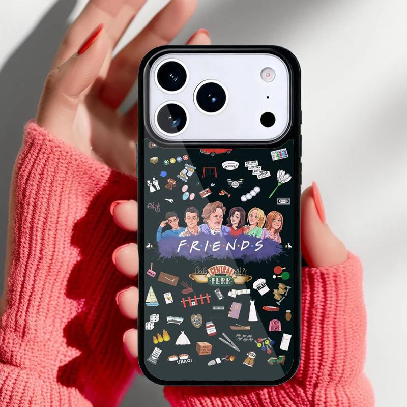 Central Perk Coffee Friends Phone Case for iPhone 17 16 15 14 13 Pro Max Back Cover for 12 11 Pro Coque
