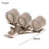 Supplies Triple Orifice Portable Single Hole Double Opening Spring Pen Clip Metal Pencil Holder