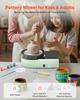 Mini Pottery Wheel Electric Clay Wheel for Kids and Adults 158 mm Green